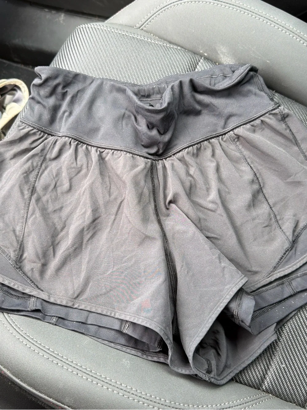Black lululemon shorts